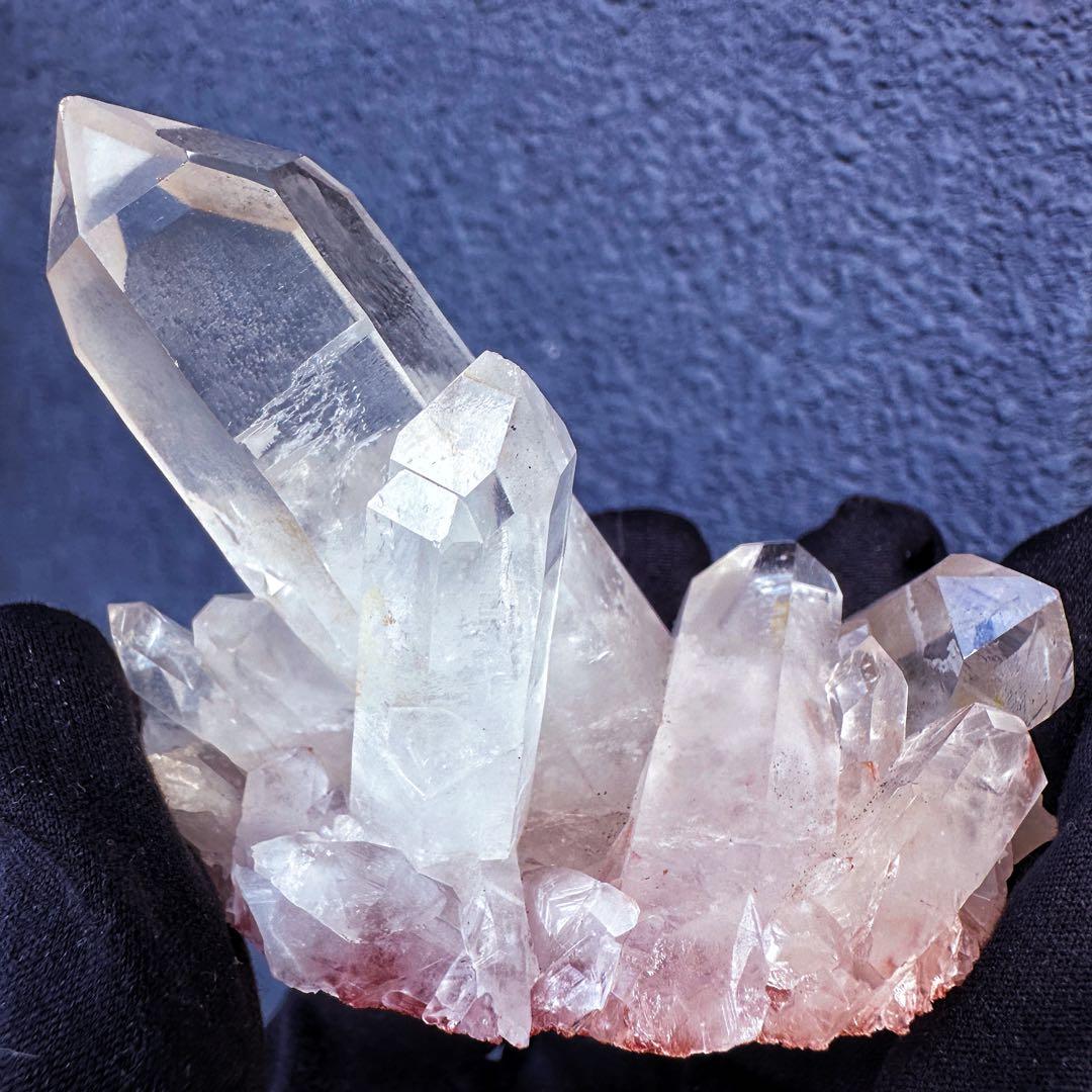 爆アレ❗️オーラ皮膜☆レインボー☆可愛い♡超綺麗ヒマラヤクラスター天然石A1525