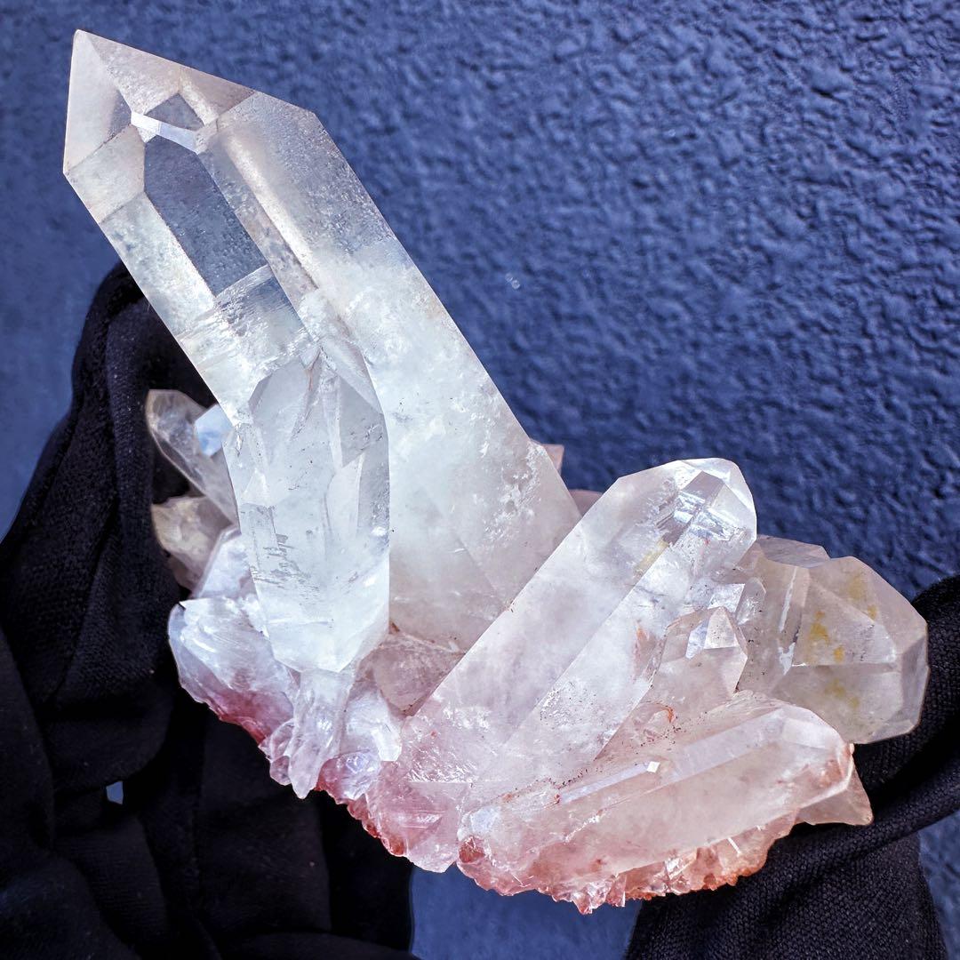 爆アレ❗️オーラ皮膜☆レインボー☆可愛い♡超綺麗ヒマラヤクラスター天然石A1525