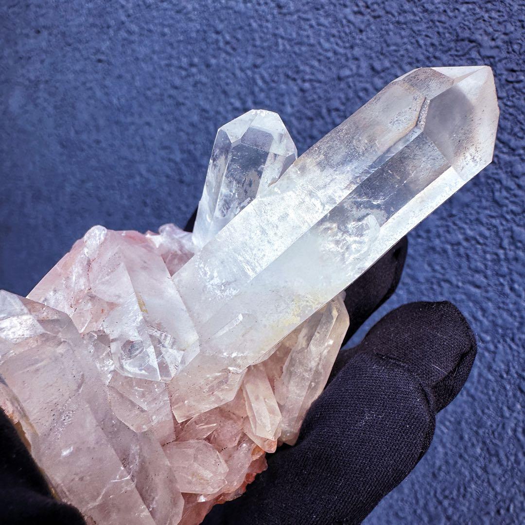 爆アレ❗️オーラ皮膜☆レインボー☆可愛い♡超綺麗ヒマラヤクラスター天然石A1525