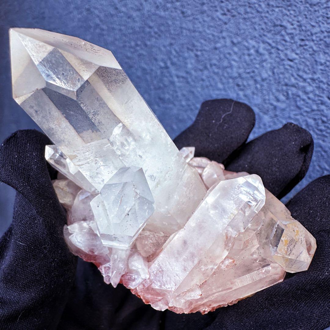 爆アレ❗️オーラ皮膜☆レインボー☆可愛い♡超綺麗ヒマラヤクラスター天然石A1525