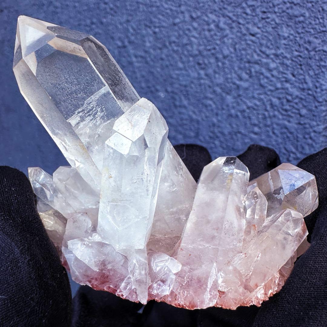 爆アレ❗️オーラ皮膜☆レインボー☆可愛い♡超綺麗ヒマラヤクラスター天然石A1525