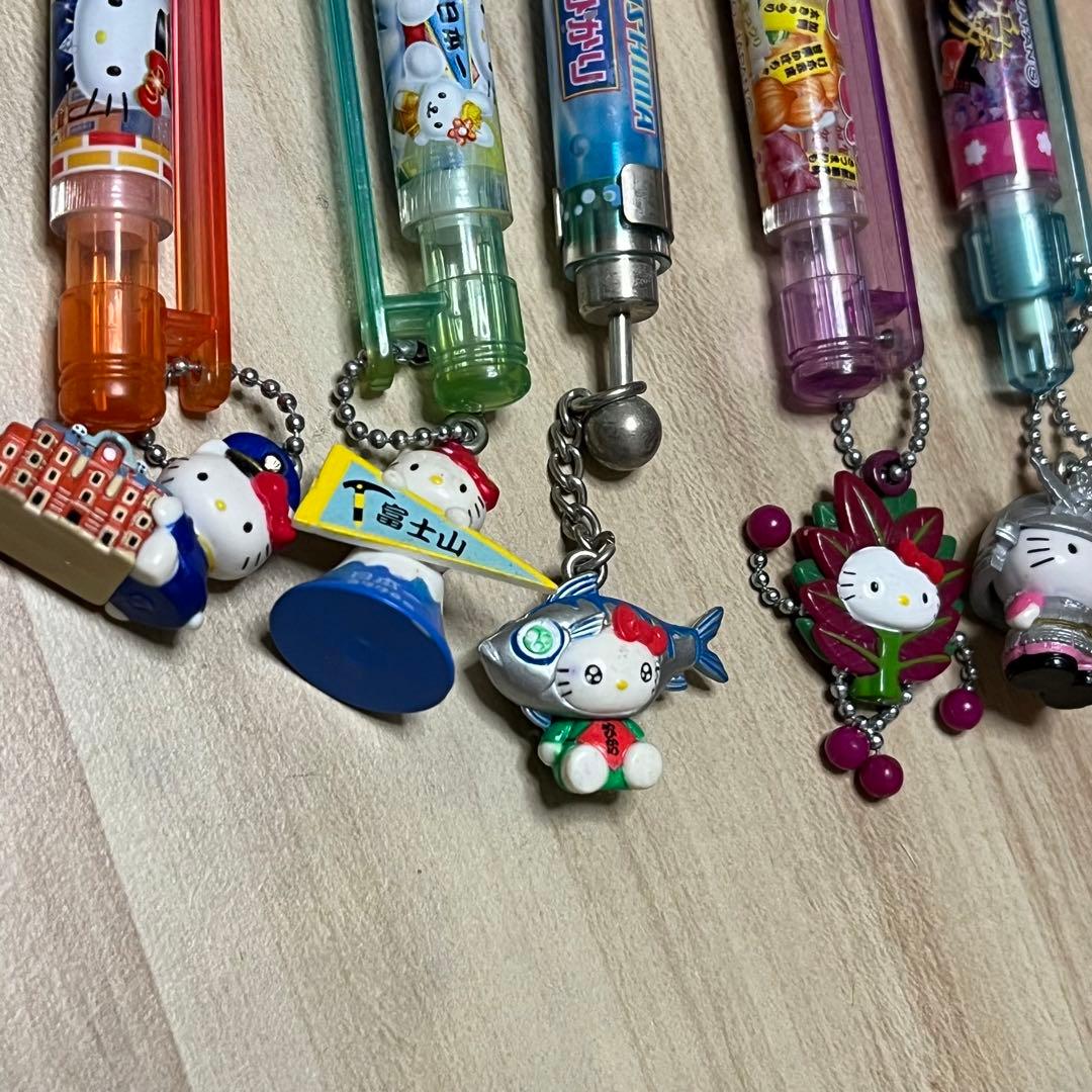 ご当地キティ シャープペン ボールペン サンリオ 根付け キティちゃん