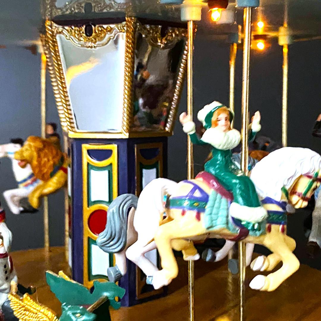 【美品】ミスタークリスマス★メリーゴーランド★オルゴール★カルーセル