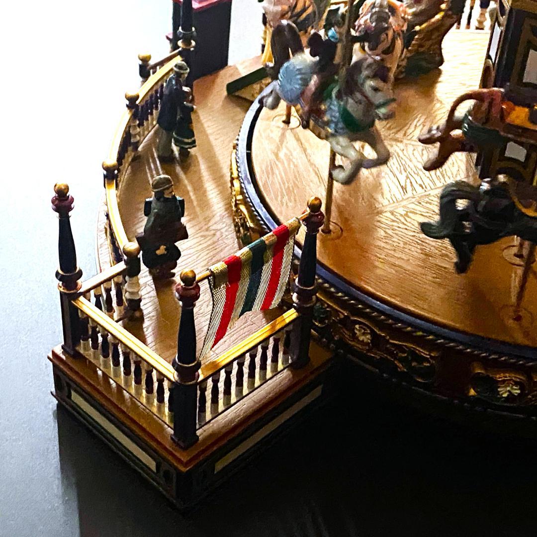 【美品】ミスタークリスマス★メリーゴーランド★オルゴール★カルーセル