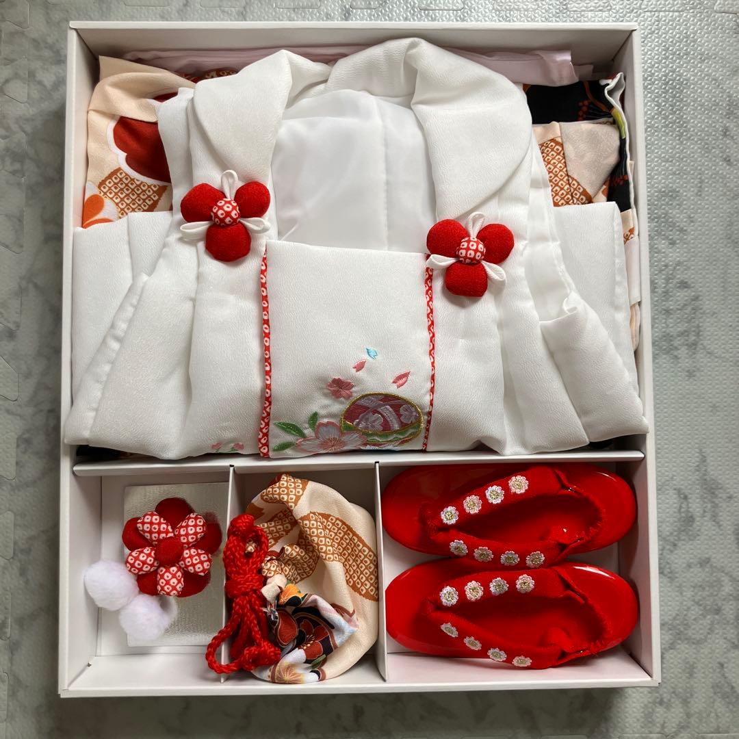 七五三 3才 被布セット 桜に七宝