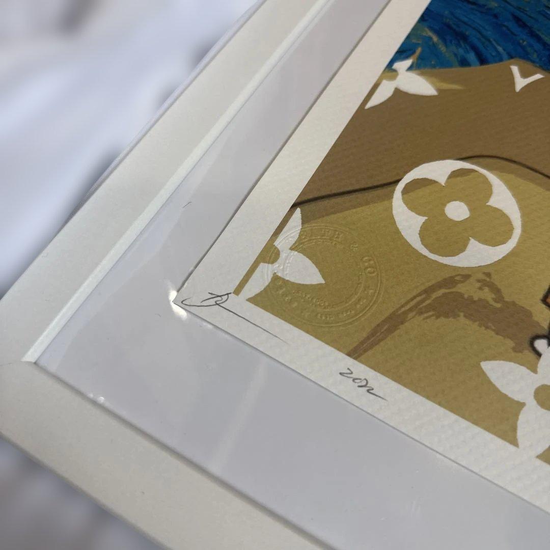 DEATH NYC 現代アートポスター　世界100枚限定　スヌーピー　ヴィトン