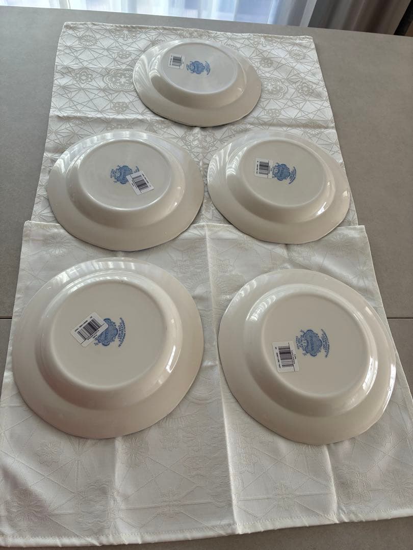 BURLEIGHフローラ プレート 21.5センチ5枚