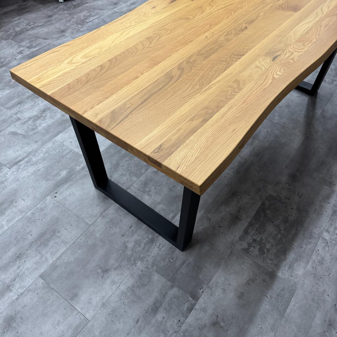 大阪市引取 オーク材 一枚板 無垢 天然木 幅180 ダイニング パソコン 学習