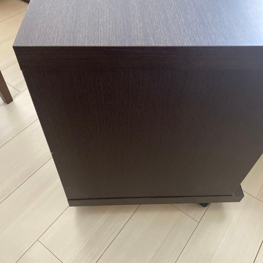 完成品‼️ナイトテーブル　ベッドサイドテーブル　キャスター　　シギヤマ家具