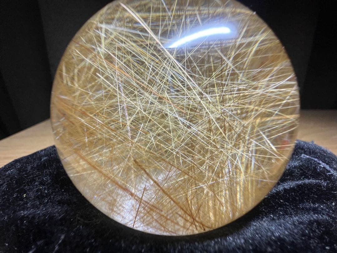 ルチル 丸玉幸運スフィア 66mm 億万長者多数輩出 ヒカル氏絶賛 - メルカリ