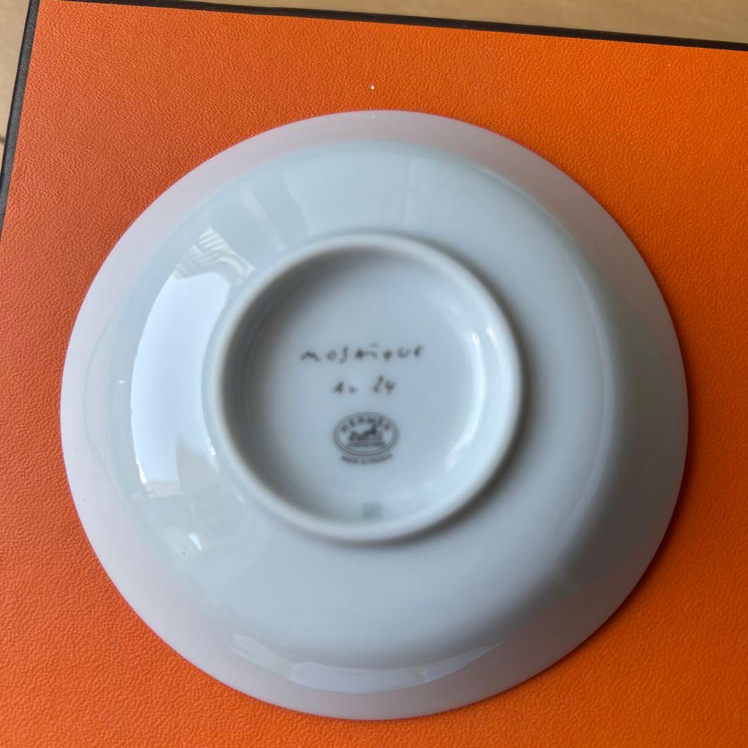 HERMES モザイクデザイン 醤油皿