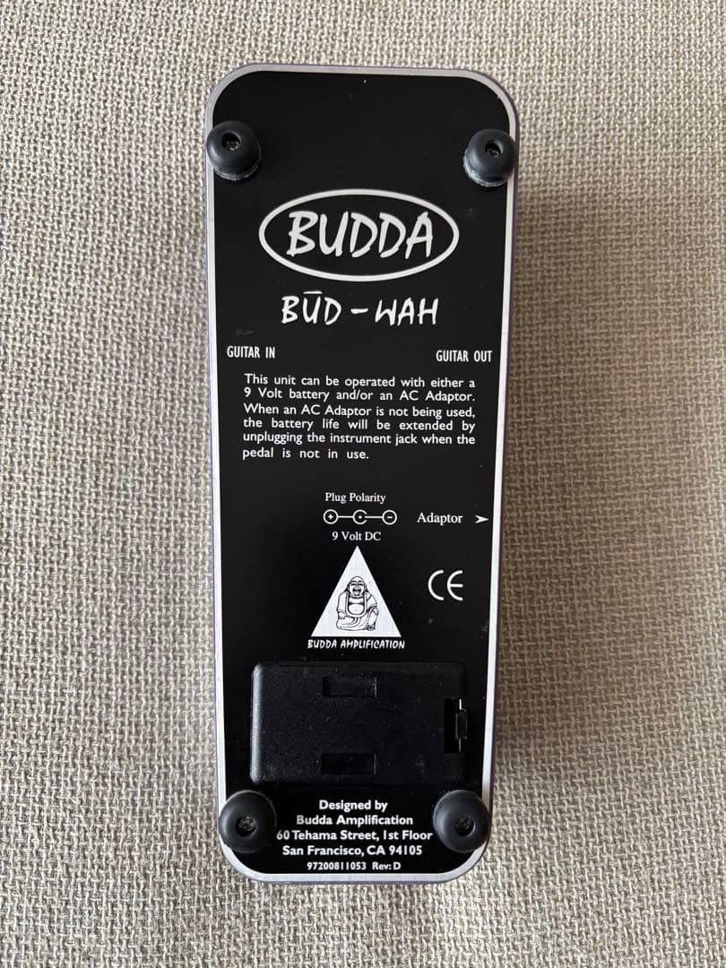 BUDDA BUD-WAH 赤ラベル　ブッダ　ワウペダル