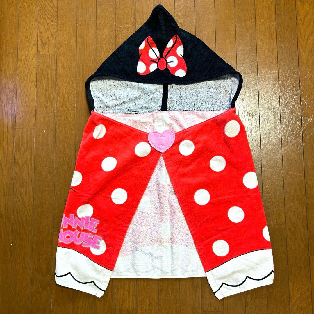 東京ディズニーリゾート フード付きタオル ミニーちゃん - メルカリ