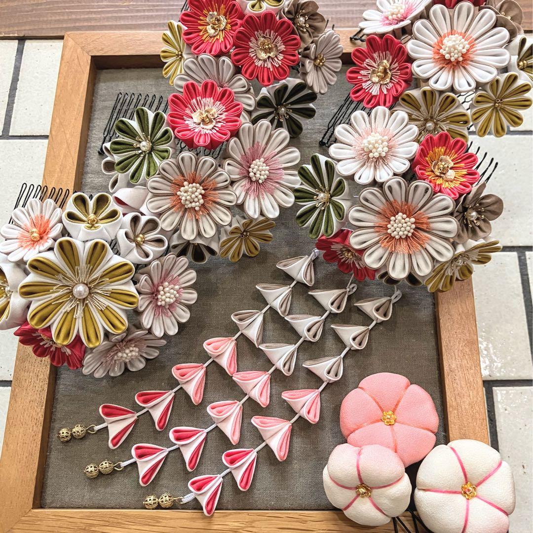 七五三用花飾り