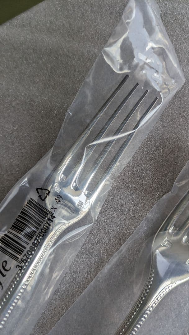 クリストフル　スタンダードディナーフォーク　パール　2本セット