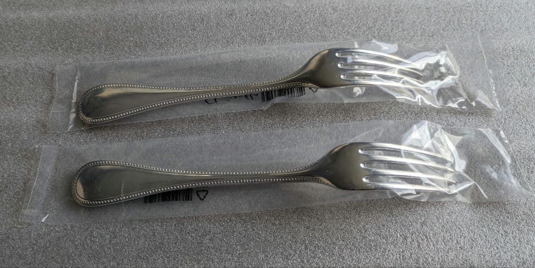 クリストフル　スタンダードディナーフォーク　パール　2本セット