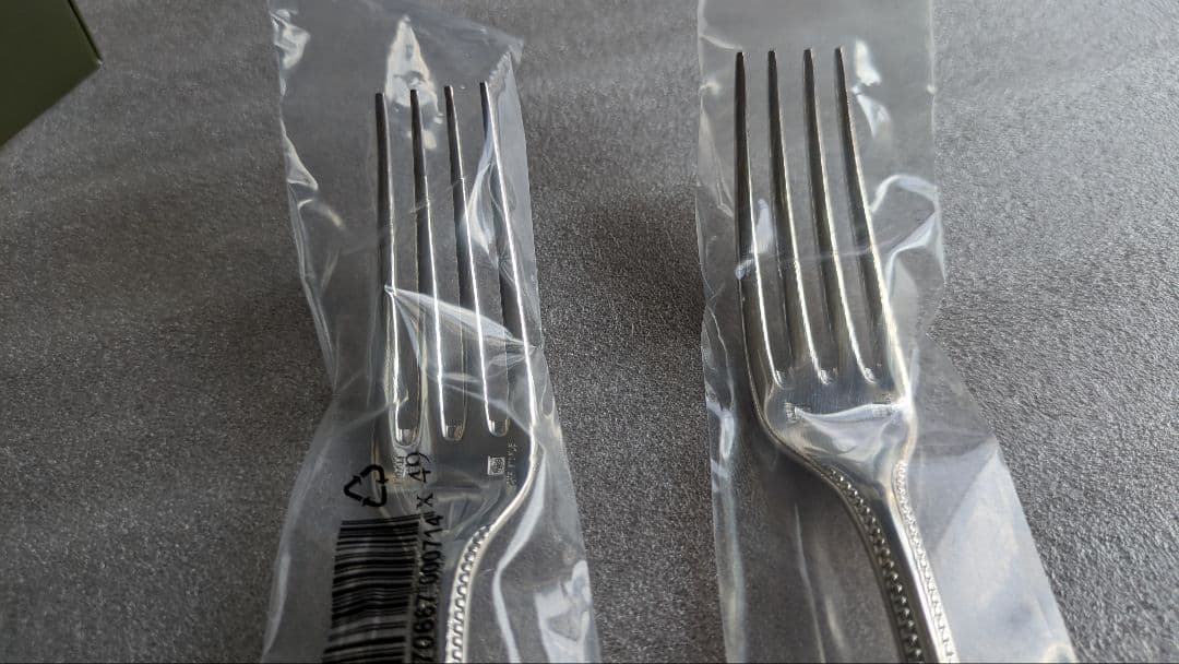 クリストフル　スタンダードディナーフォーク　パール　2本セット