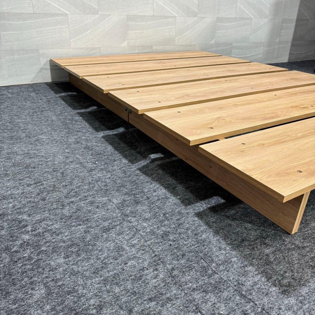 LOWYA ロウヤ セミダブル ベッド ベッドフレーム d5023 ロータイプ