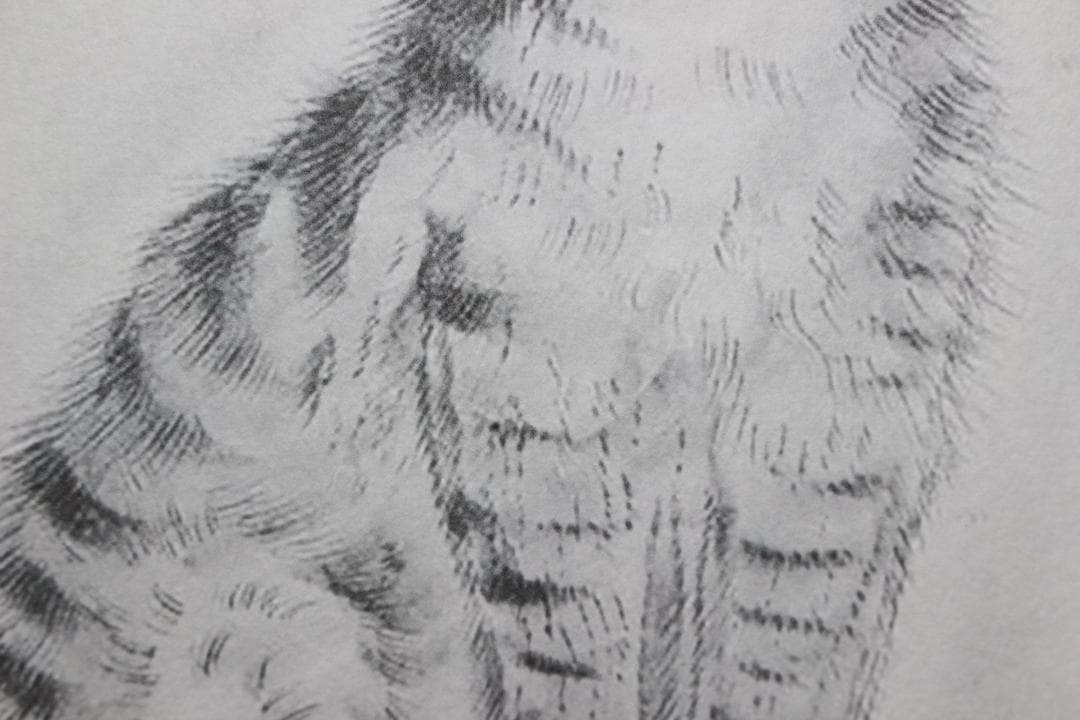 藤田嗣治 エスタンプリトグラフ 猫の本より「クレオパトラ」 75部限定