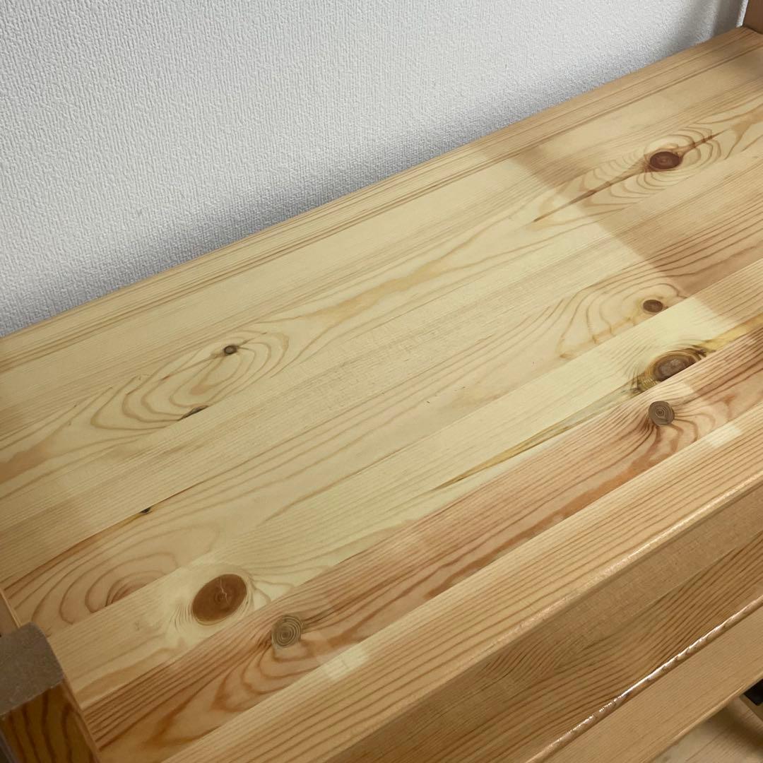 無印良品　パイン材ユニットシェルフ　８６ｃｍ幅・中