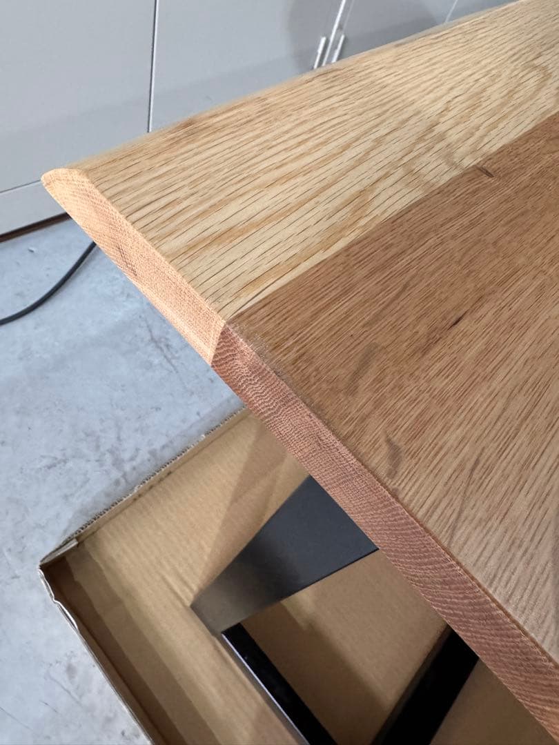 無垢オーク材ダイニングテーブル