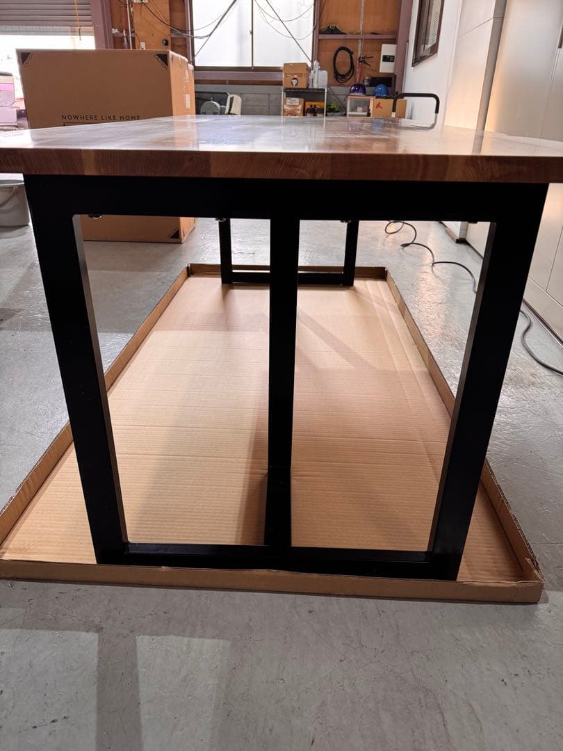 無垢オーク材ダイニングテーブル