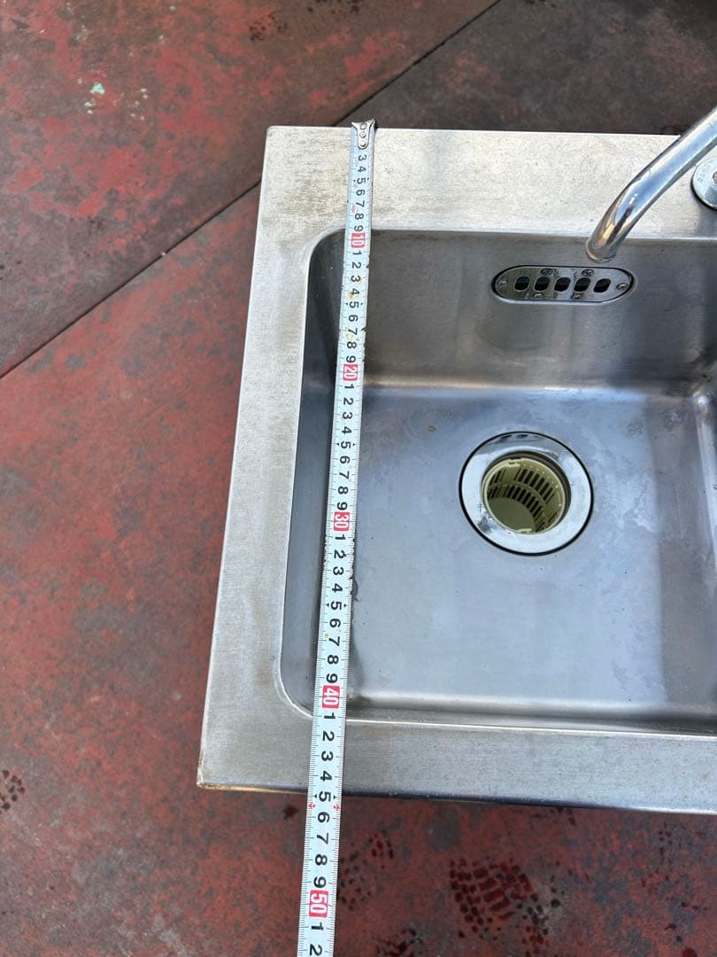 業務用 1槽 シンク W45 D45 H78cm 槽深20cm
