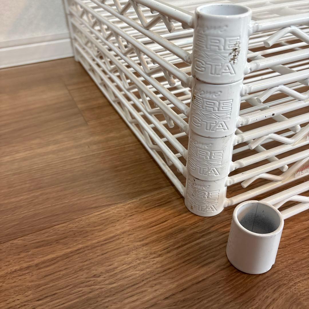 ホームエレクター シェルフ 4段 棚 幅90×奥行45×高さ100cm 白