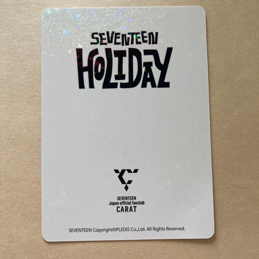 SEVENTEEN セブチ ドギョム HOLIDAY FC更新 特典 トレカ - メルカリ