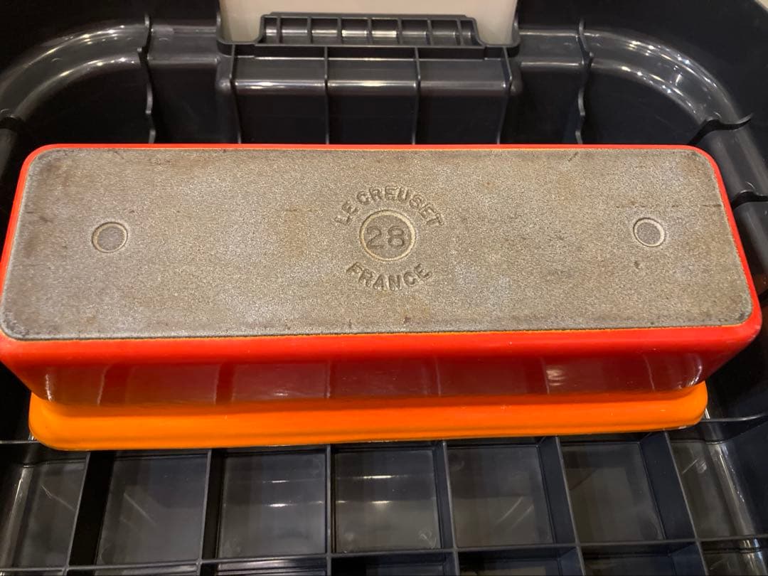 LE CREUSET テリーヌ型 28cm オレンジ レクタ