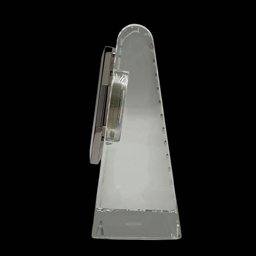 希少　未使用保管品　Baccarat バカラ　フォトフレーム　写真立て　スタンド