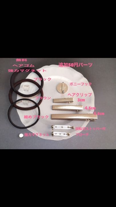 レジンヘアゴム、BIGラビットちゃん・再販不可