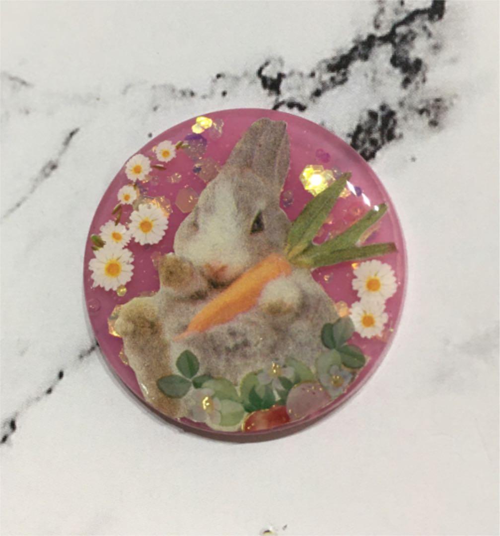 レジンヘアゴム、BIGラビットちゃん・再販不可