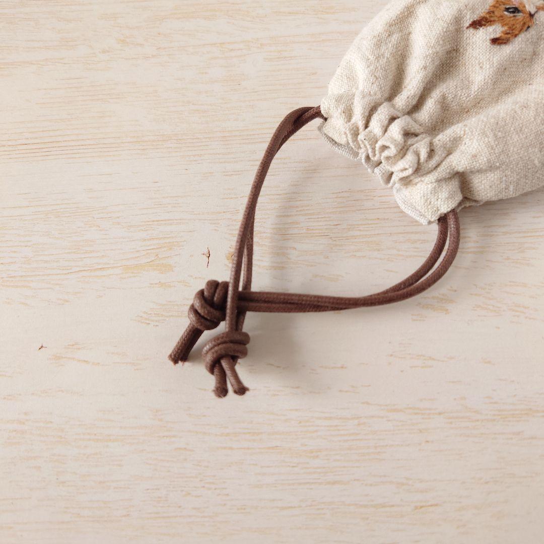 ちっちゃな巾着サシェ/詰替えタイプ【りすくんとどんぐり】