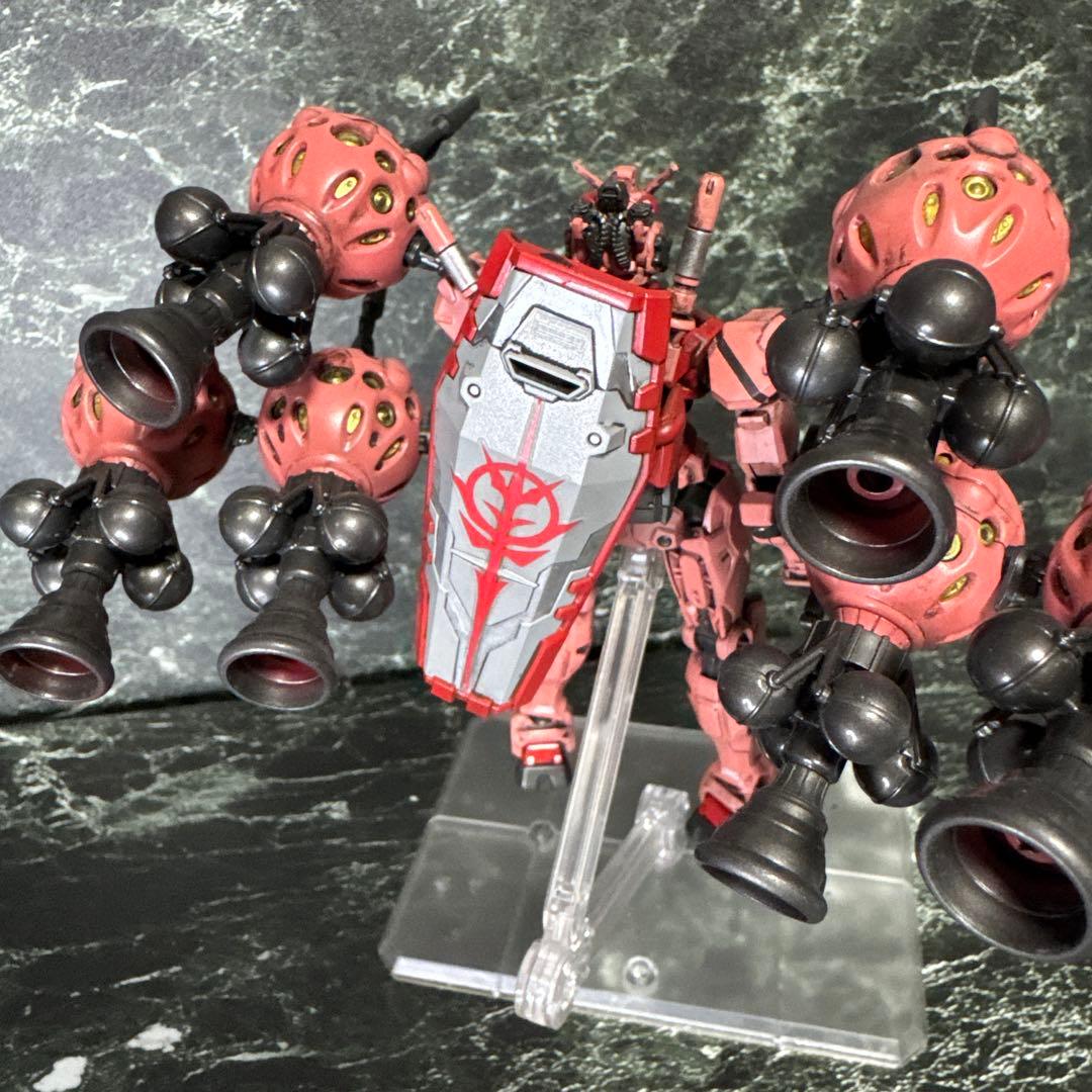 ジークアクス HG 赤いガンダム ビット6個装備 塗装完成品 ガンプラ