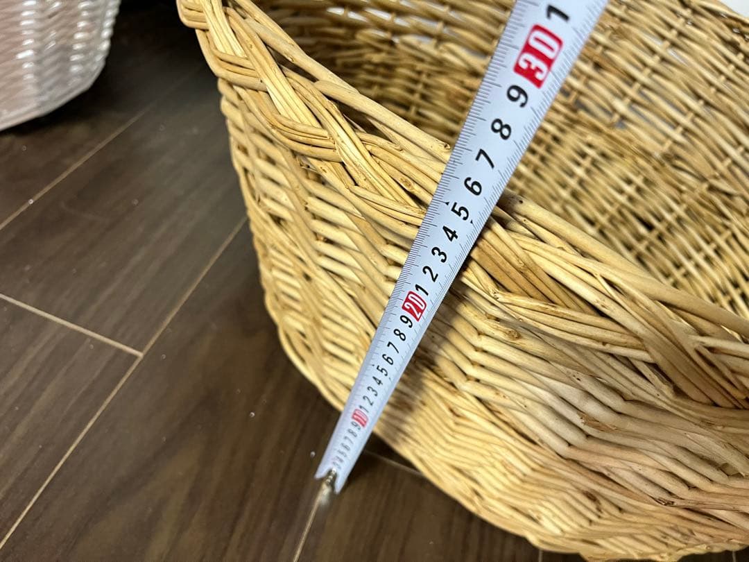 大きいかご　3点セット　籐のかご　ラタン