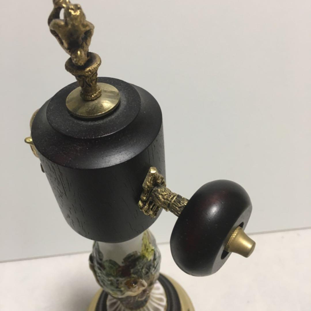 アンティーク　REUGE リュージュ　イタリー製　オルゴール　置物　イタリア製