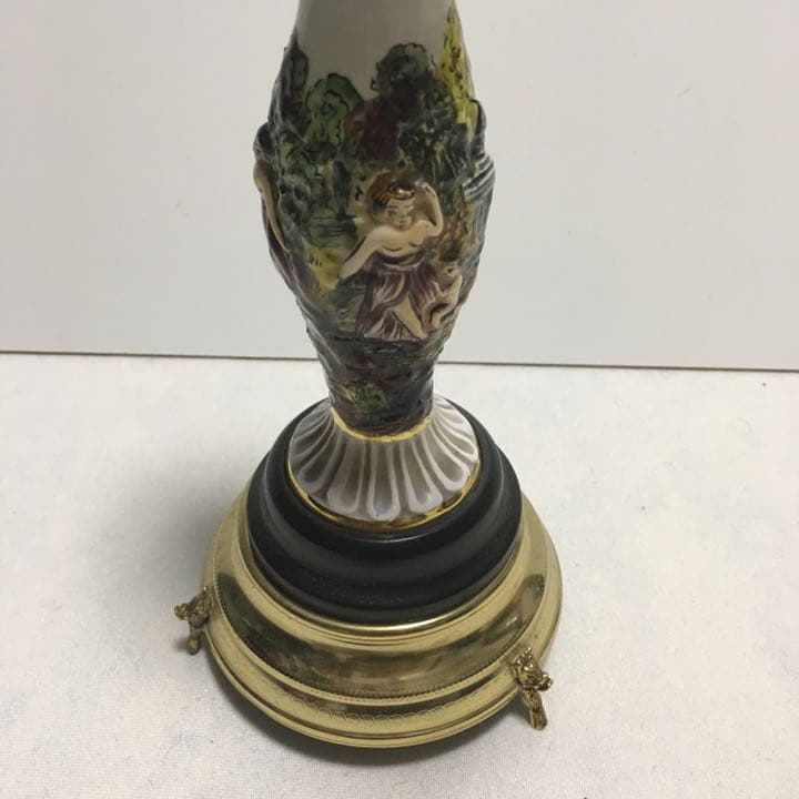 アンティーク　REUGE リュージュ　イタリー製　オルゴール　置物　イタリア製