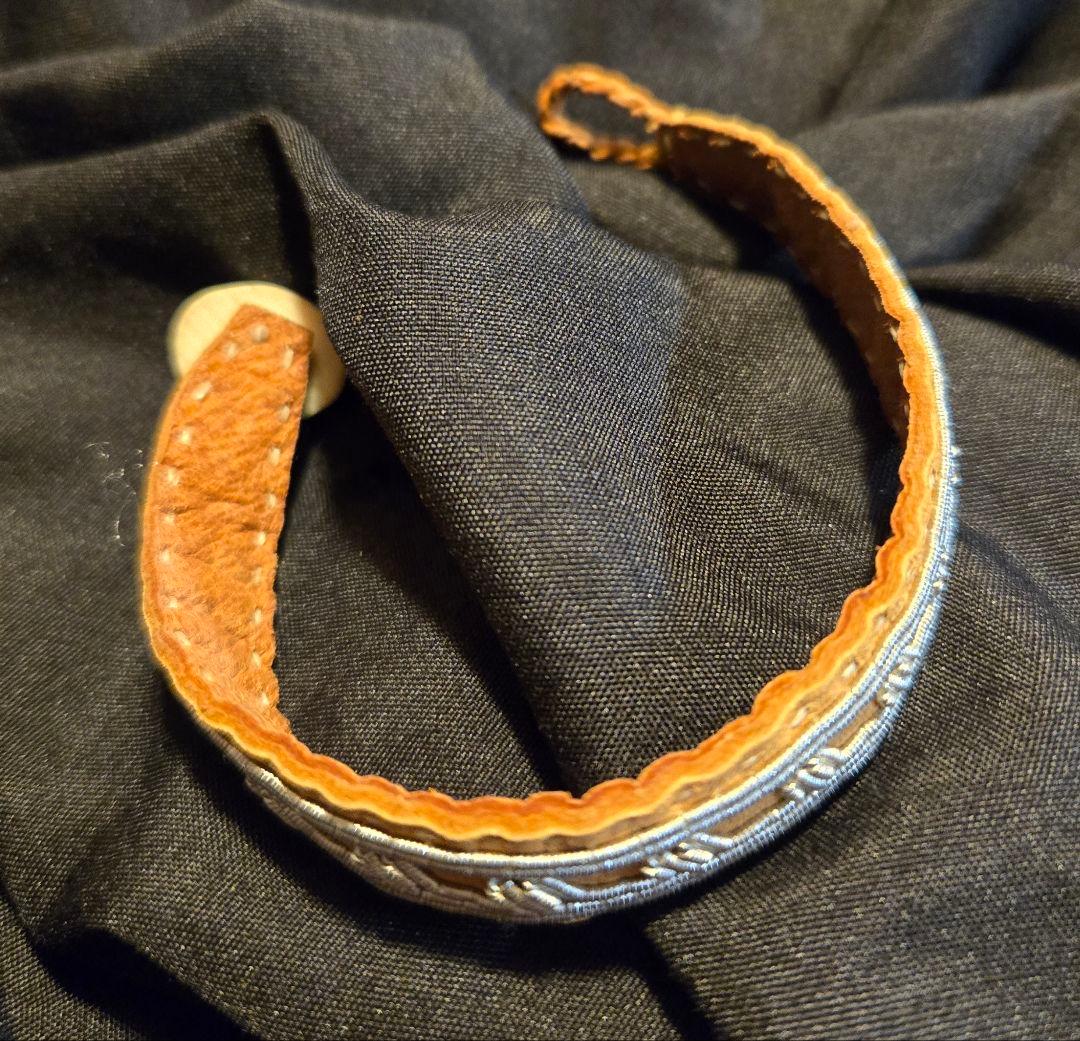 未使用品マリアルドマン サーミブレスレットブ ベージュ×シルバー