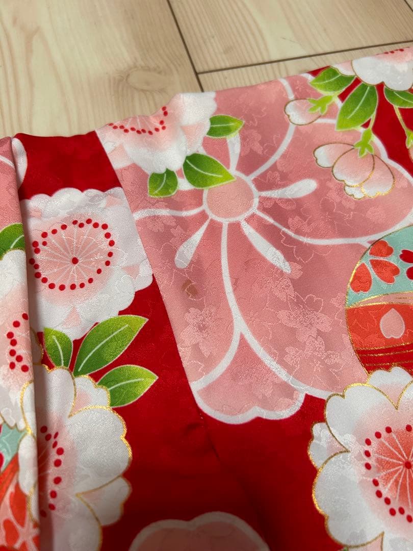 七五三 着物被布セット　きょうと花ひめ