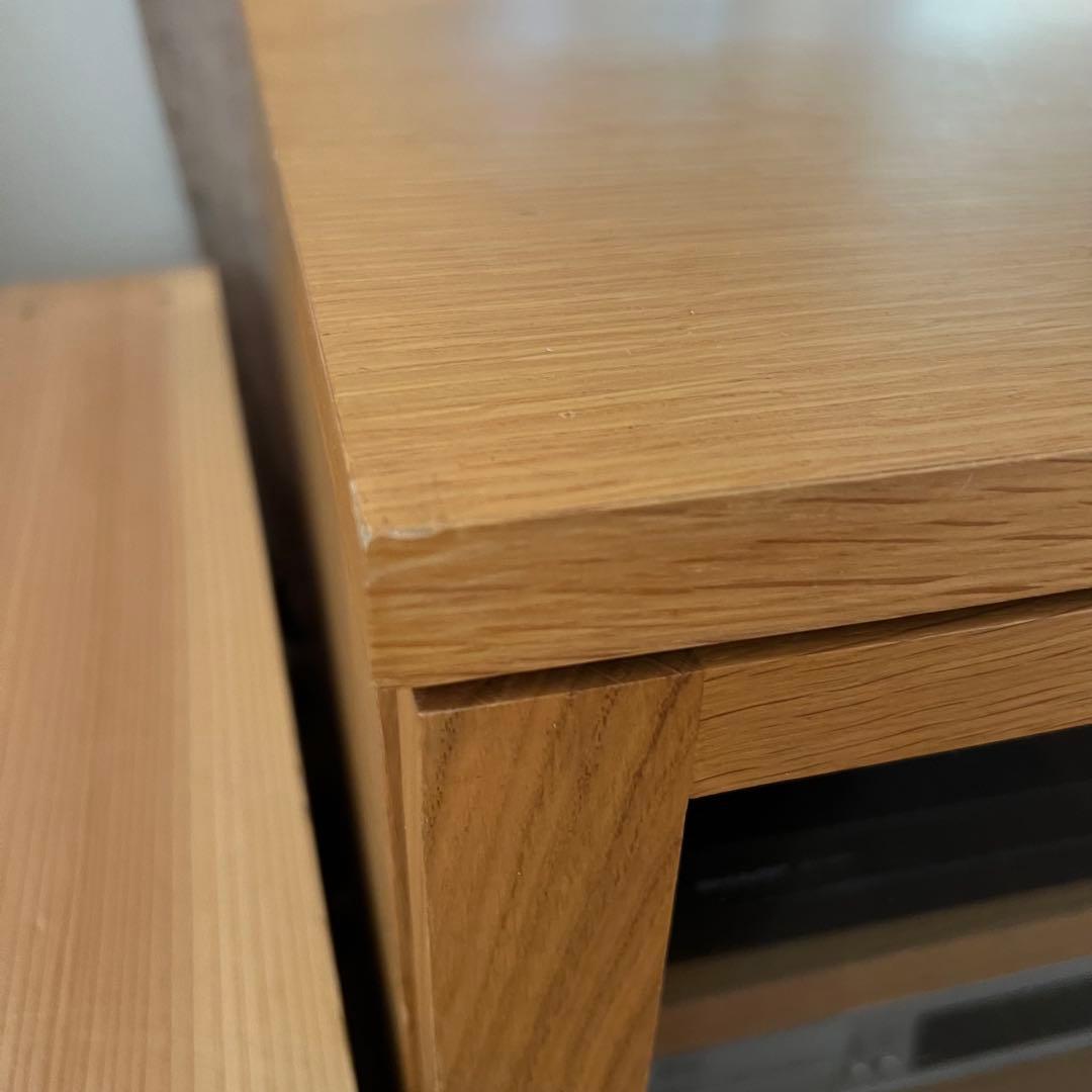 送料込み！ 無印良品 幅110 テレビ台 テレビボード 廃盤品 オーク材