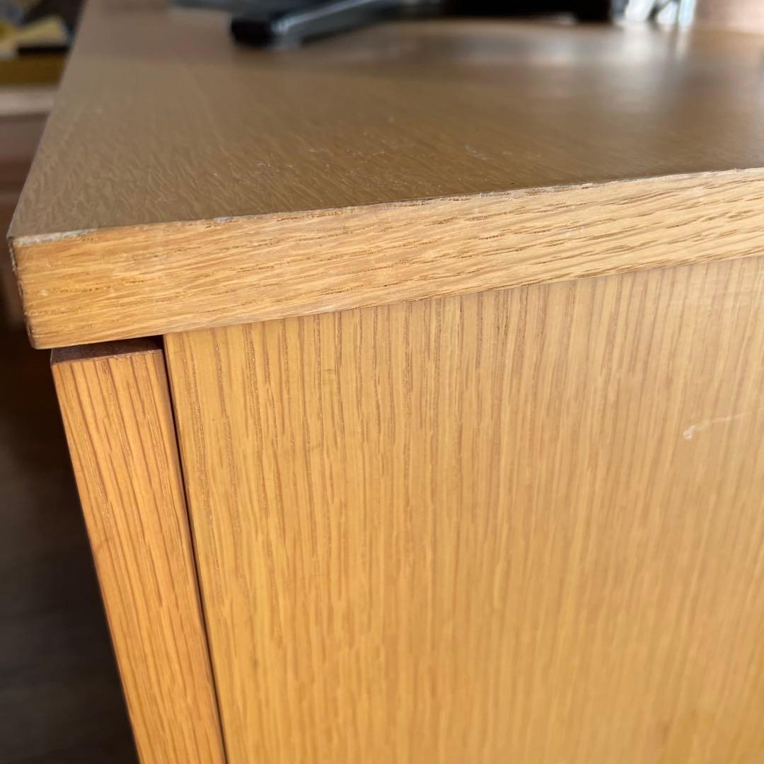 送料込み！ 無印良品 幅110 テレビ台 テレビボード 廃盤品 オーク材