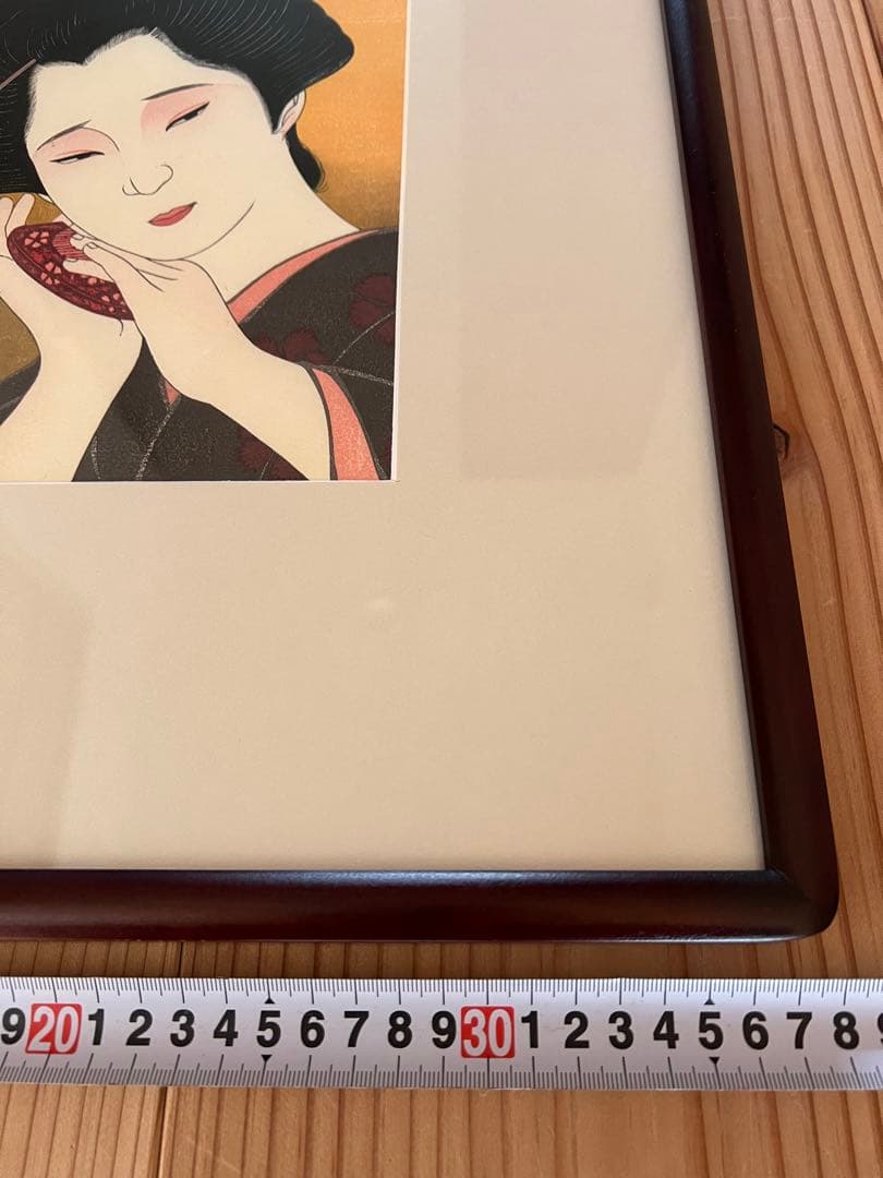 証明書・箱付き】瀧秀水 木版画 浮世絵 美人画 想い 限定品 日本画