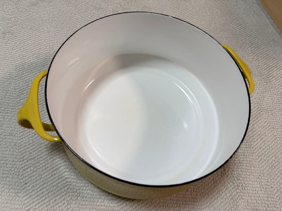 【美品・廃盤色】DANSK Köbenstyle 両手鍋 イエロー 約23cm