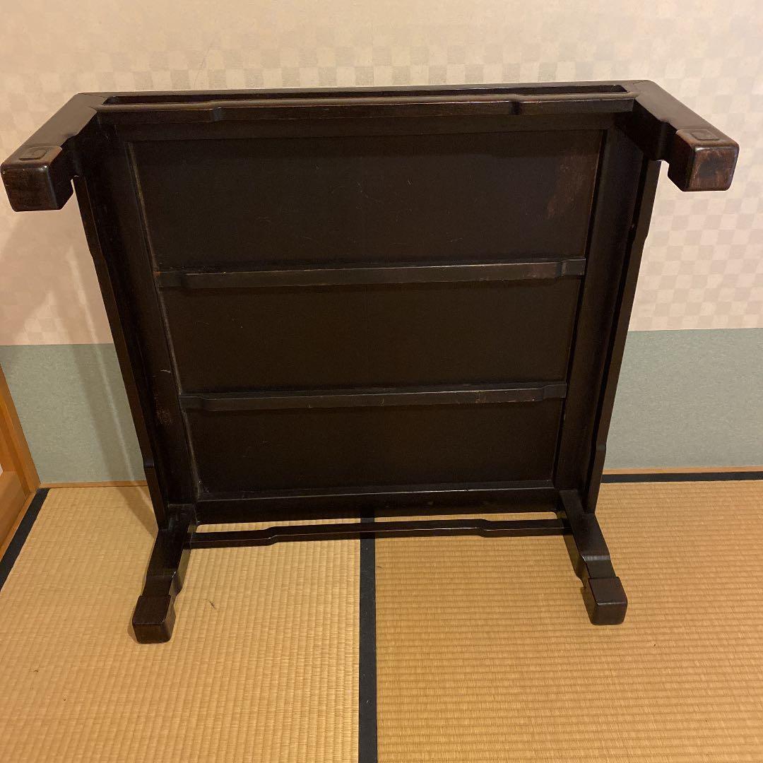 唐木のローテーブル、骨董品