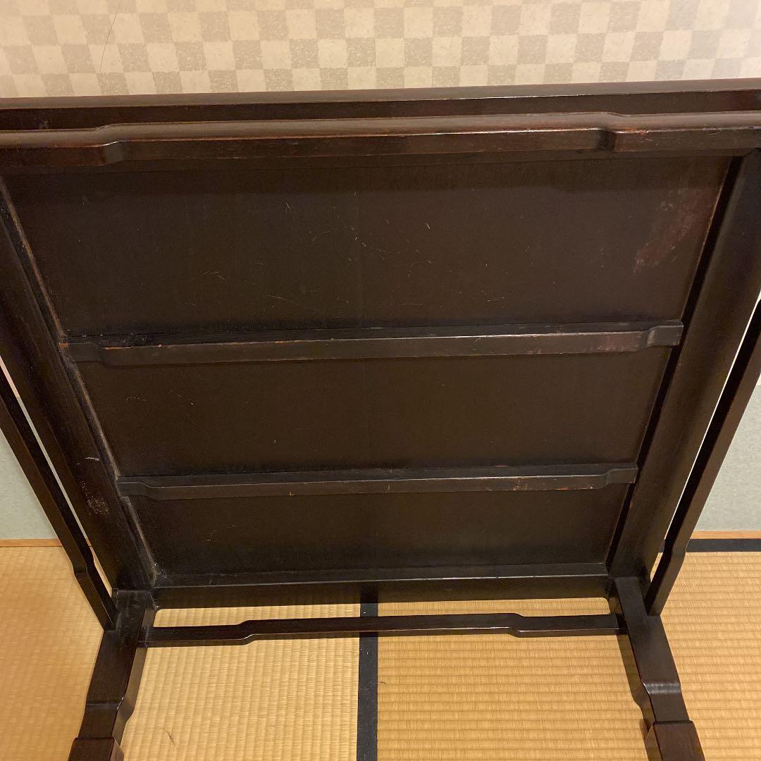 唐木のローテーブル、骨董品