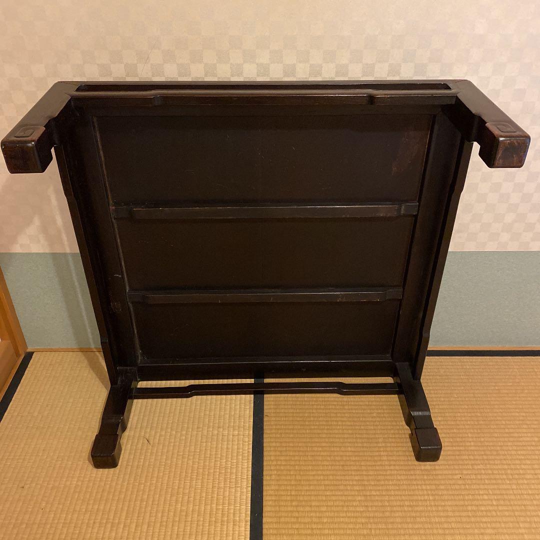 唐木のローテーブル、骨董品