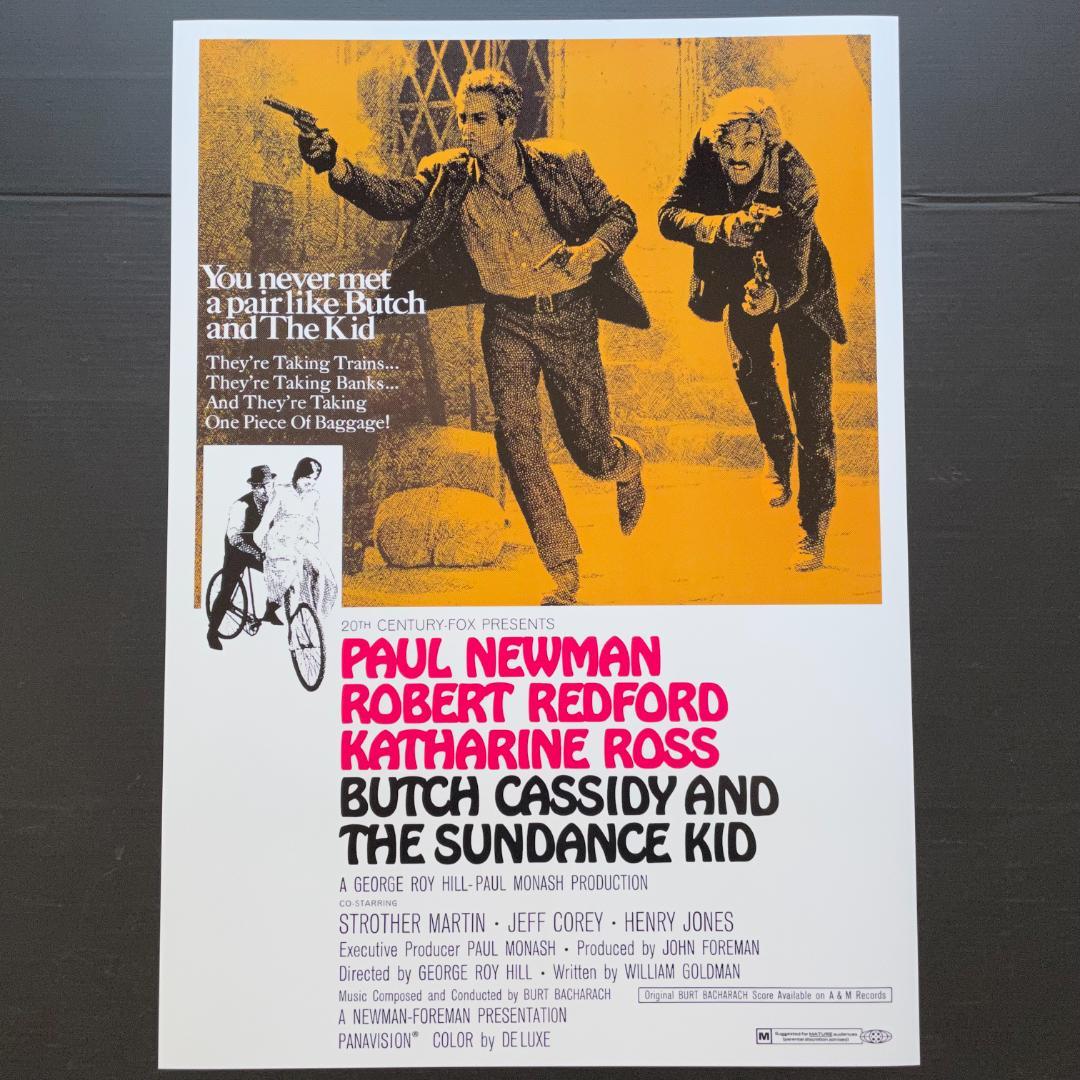 US版ポスター『明日に向って撃て！』1969年 - メルカリ