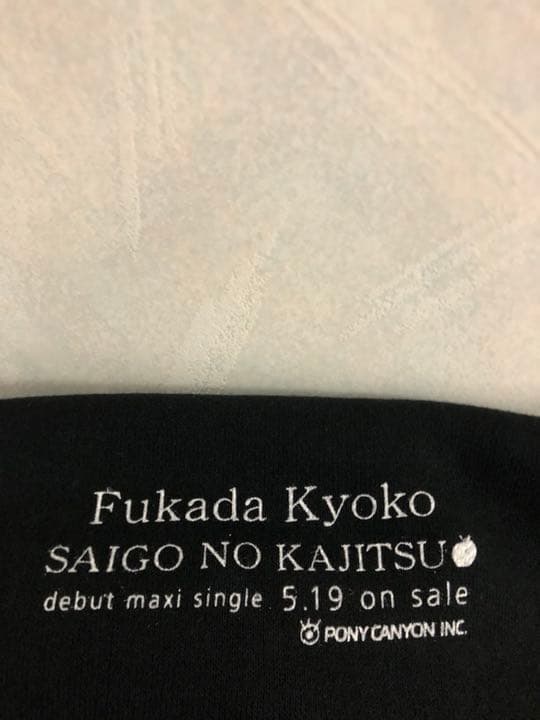 非売品 深田恭子 最後の果実 ノースリーブパーカー サイズF ポニーキャニオン