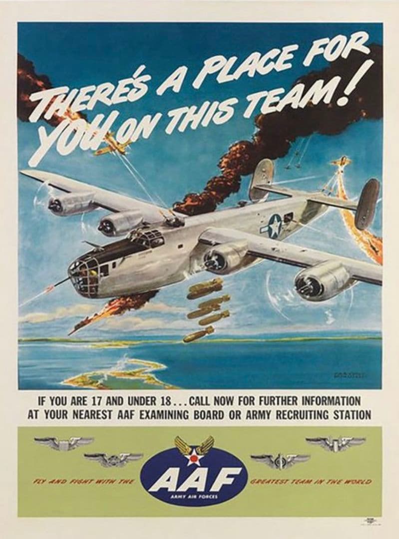 1942’s★ アメリカ陸軍航空軍 ★Aerial Gunner Wing